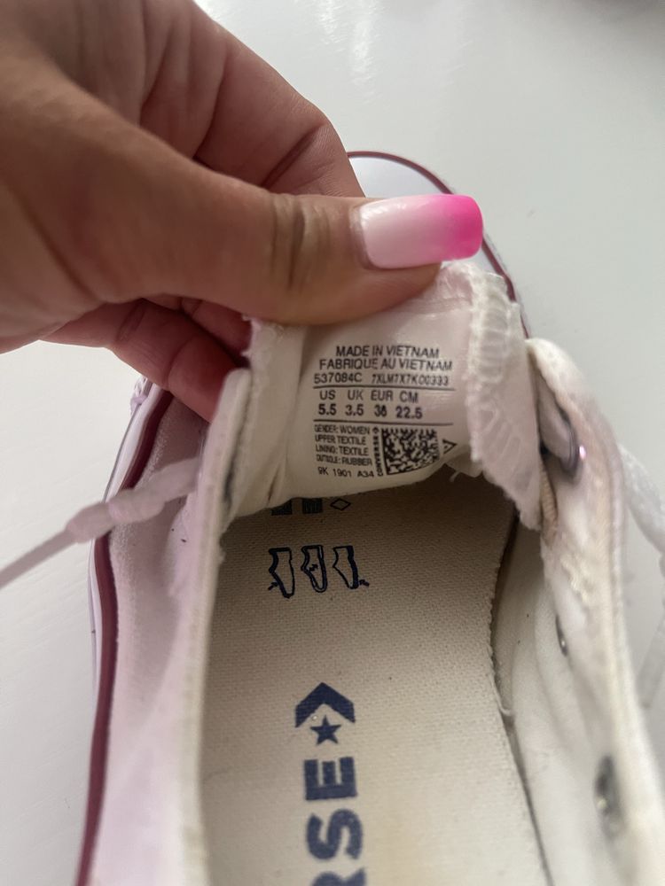 Sprzedam trampki converse r 36 białe