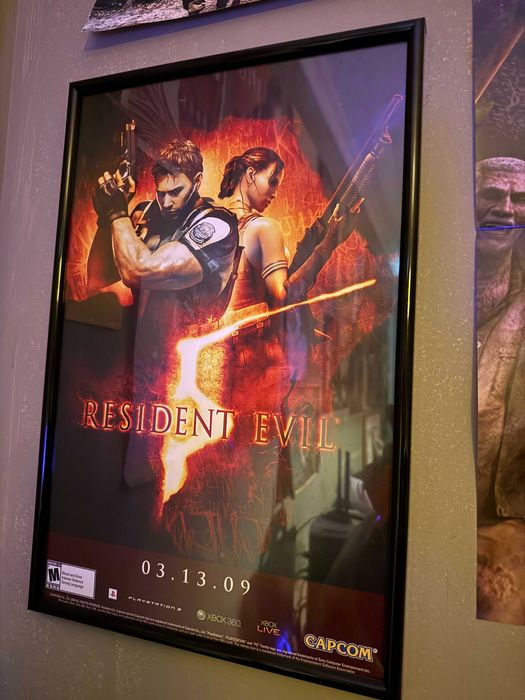 Quadro Oficial da Capcom de Resident Evil 5