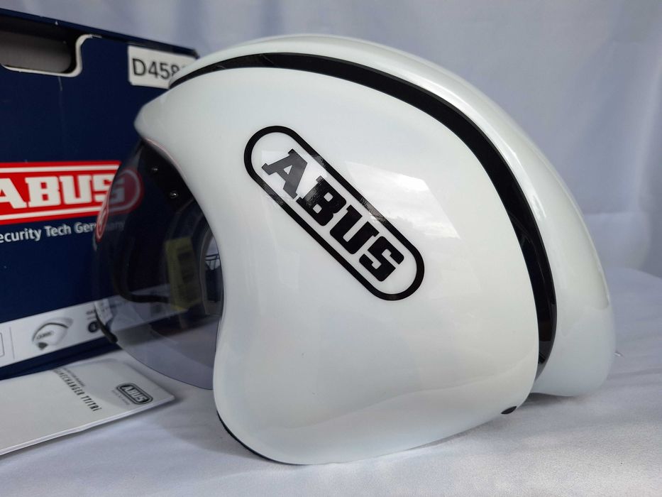 Kask rowerowy czasowy Abus GameChanger TT Shiny White L 58-61cm