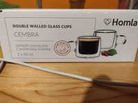 Filiżanki espresso 8oml z podwójnym dnem Homla