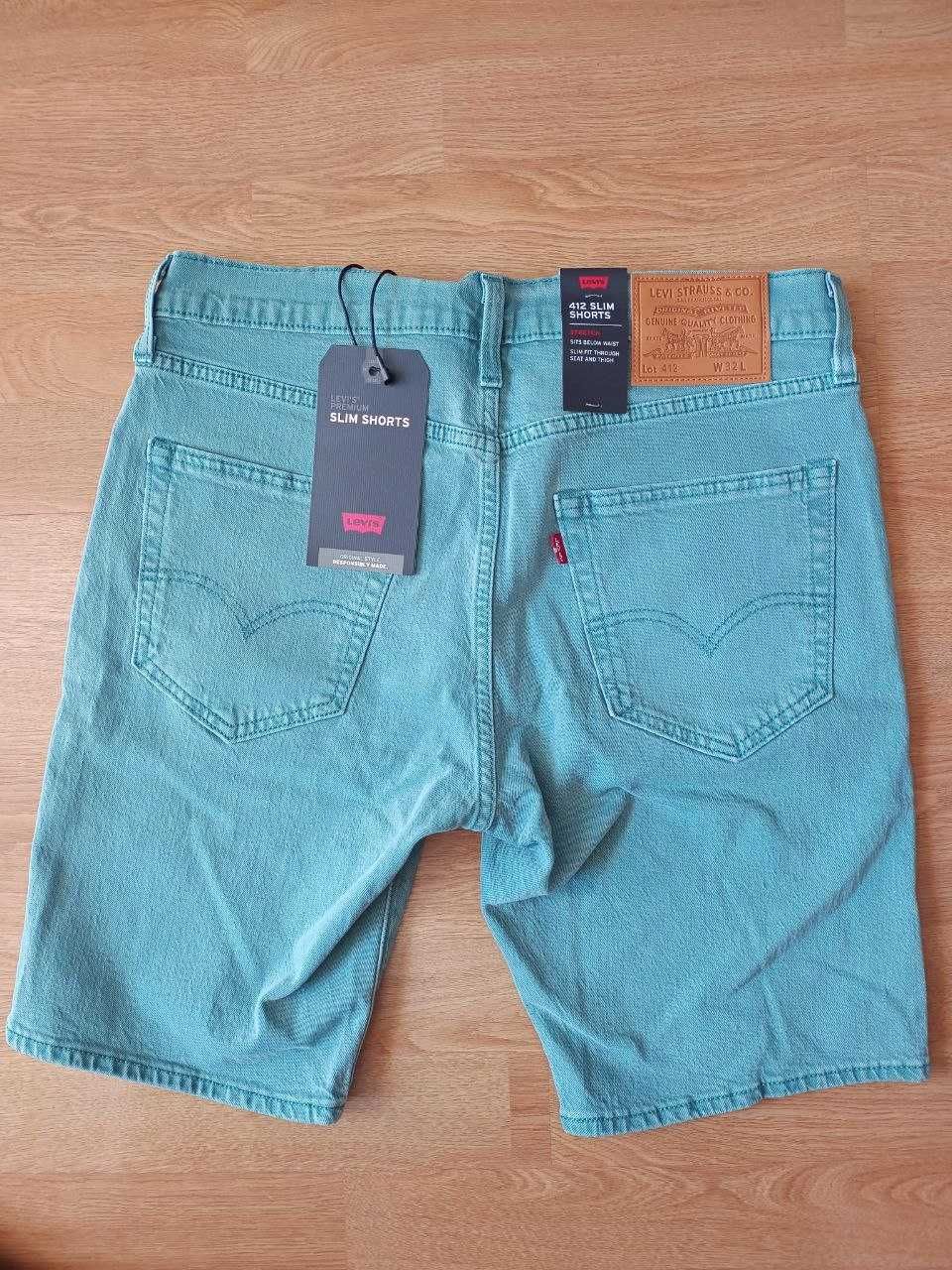 Szorty męskie Levis Premium 412 Slim Shorts 32/9
