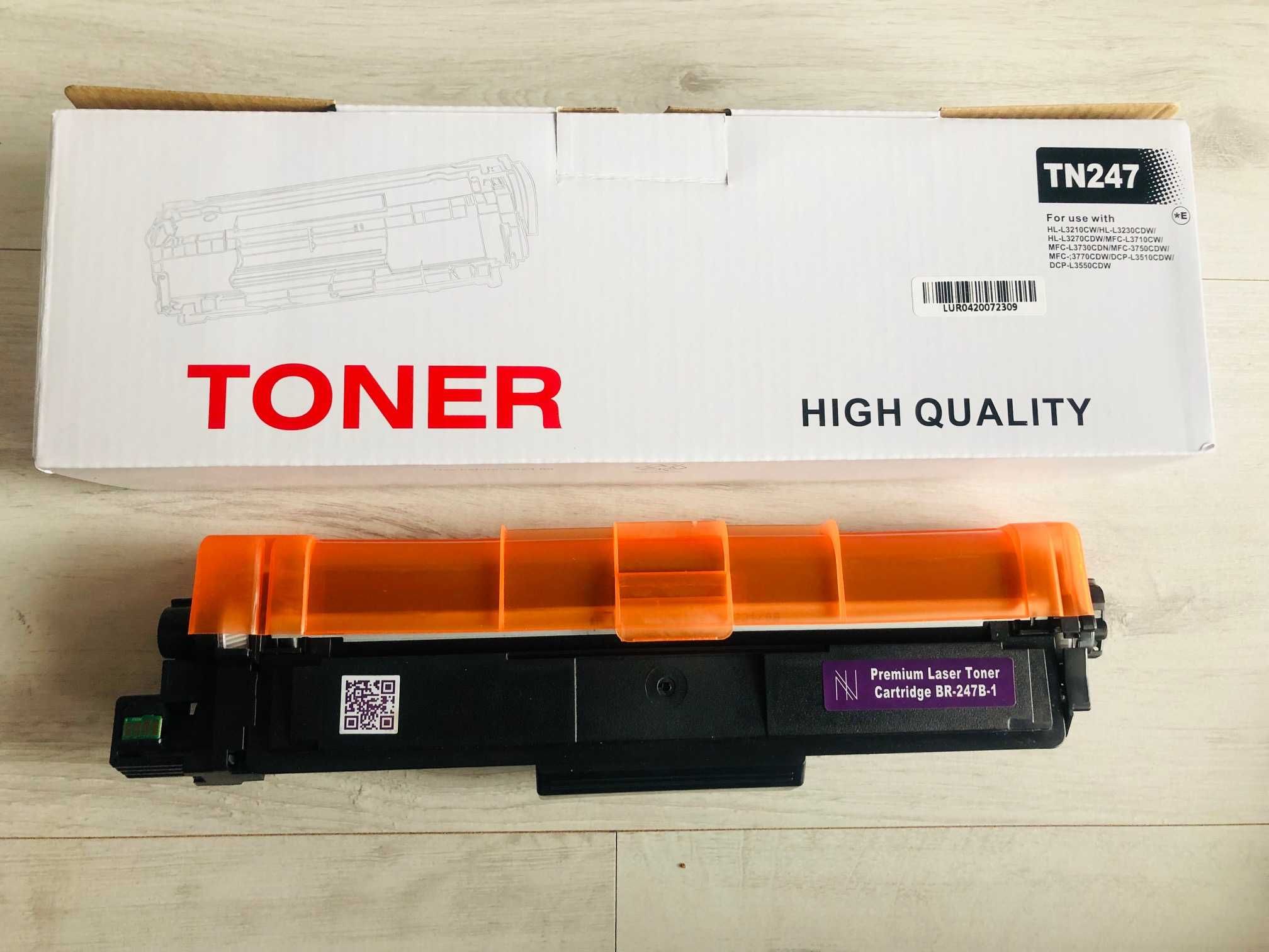 Pusty toner cartridge do drukarki Brother zużyty