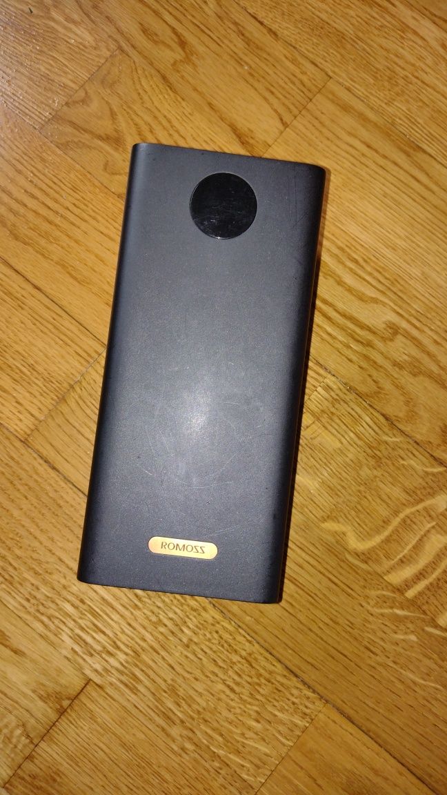 Зовнішній акумулятор (павербанк) Romoss PEA60 60000mAh Black
