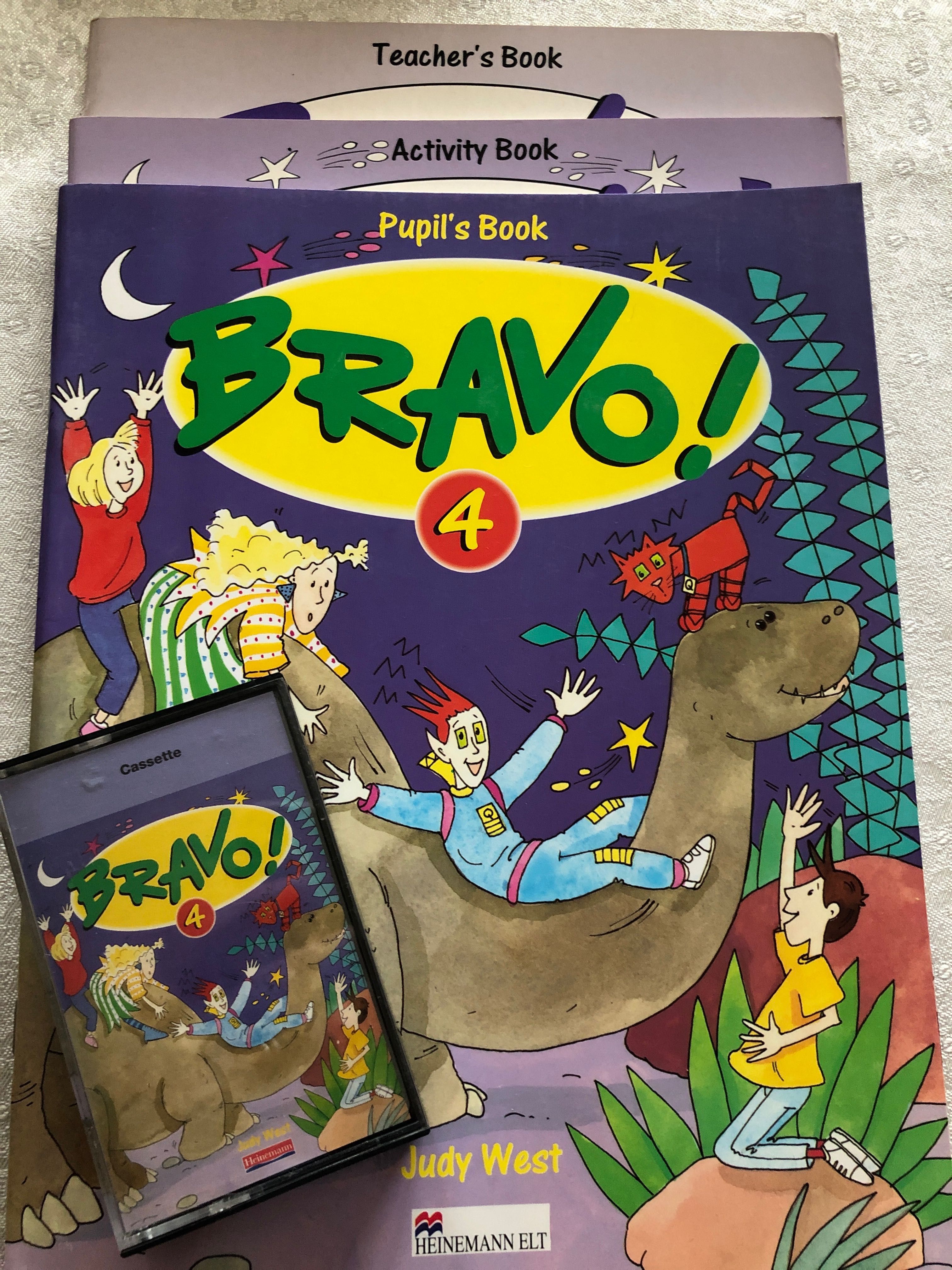 „Bravo 4” Pupil’s Book, Activity Book, TB + kaseta gratis