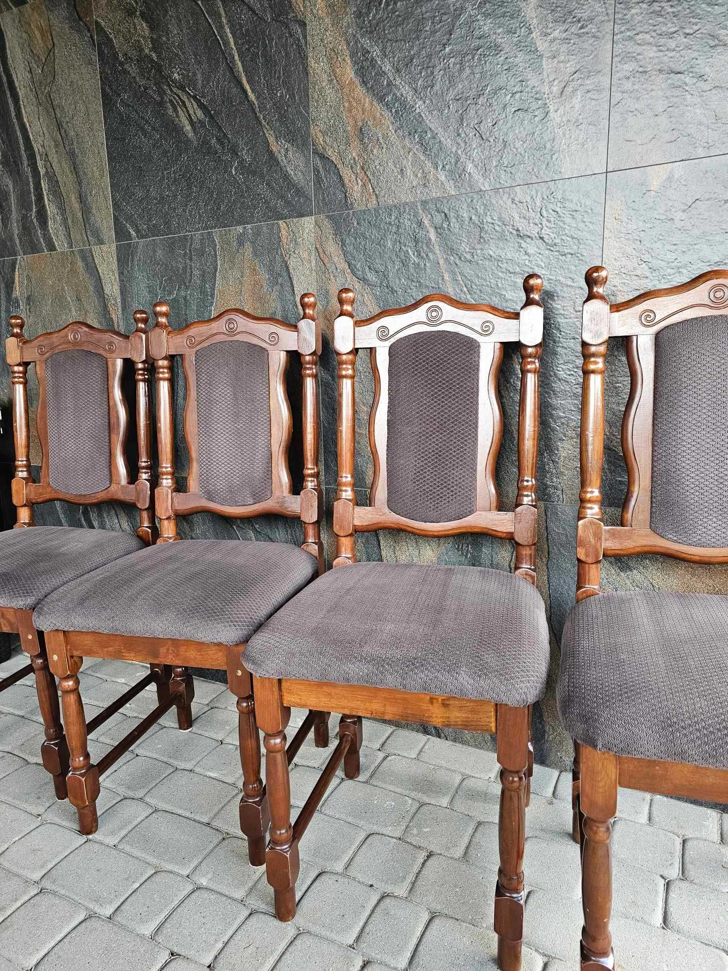 Krzesła drewniane - zestaw 4 szt.