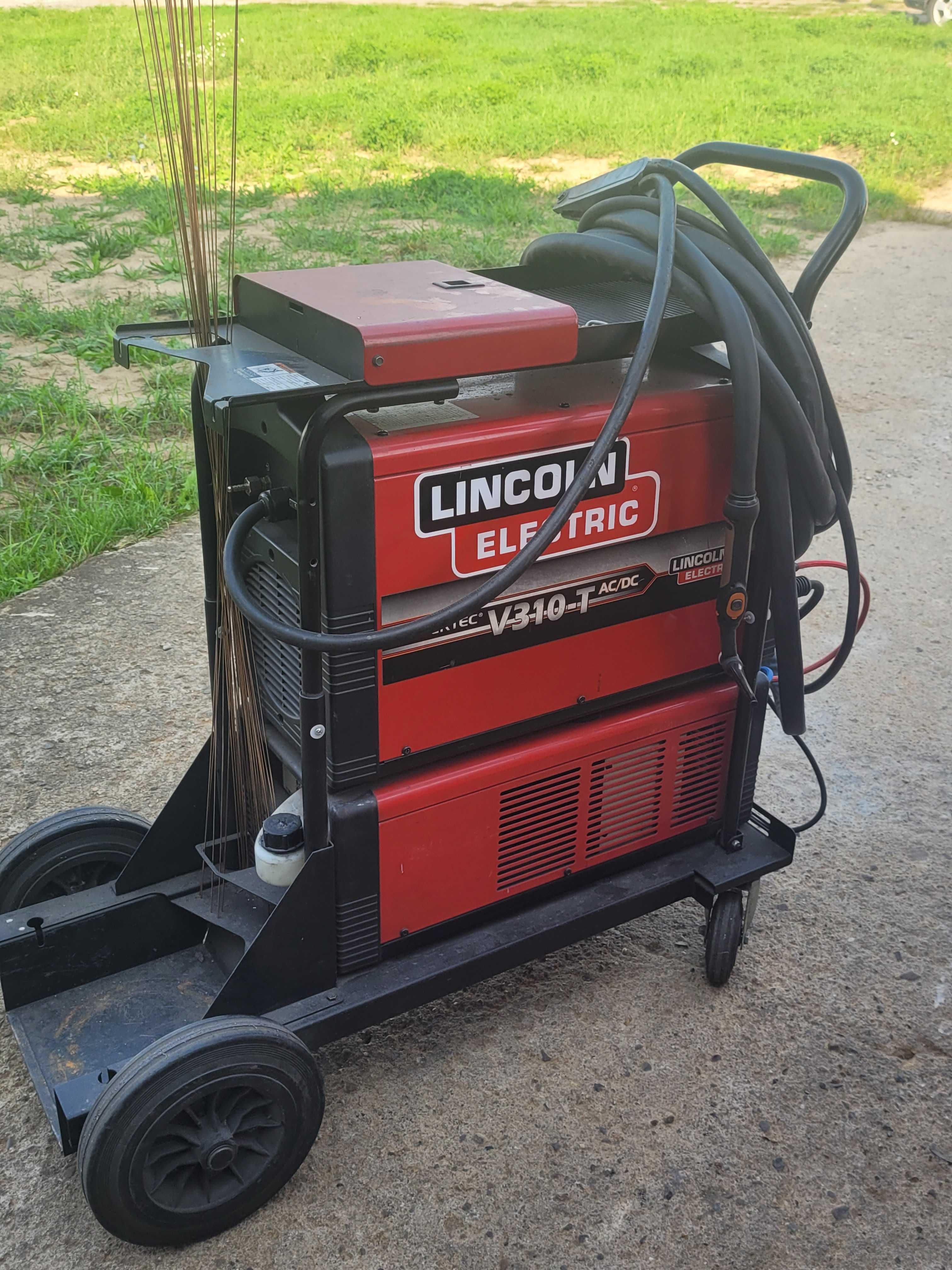 Spawarka Lincoln Invertec V310T AC/DC+chłodnica+uchwyt+wózek