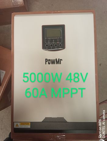 Inversor Híbrido 5000W 48V 60A MPPT Voltronic PowMr