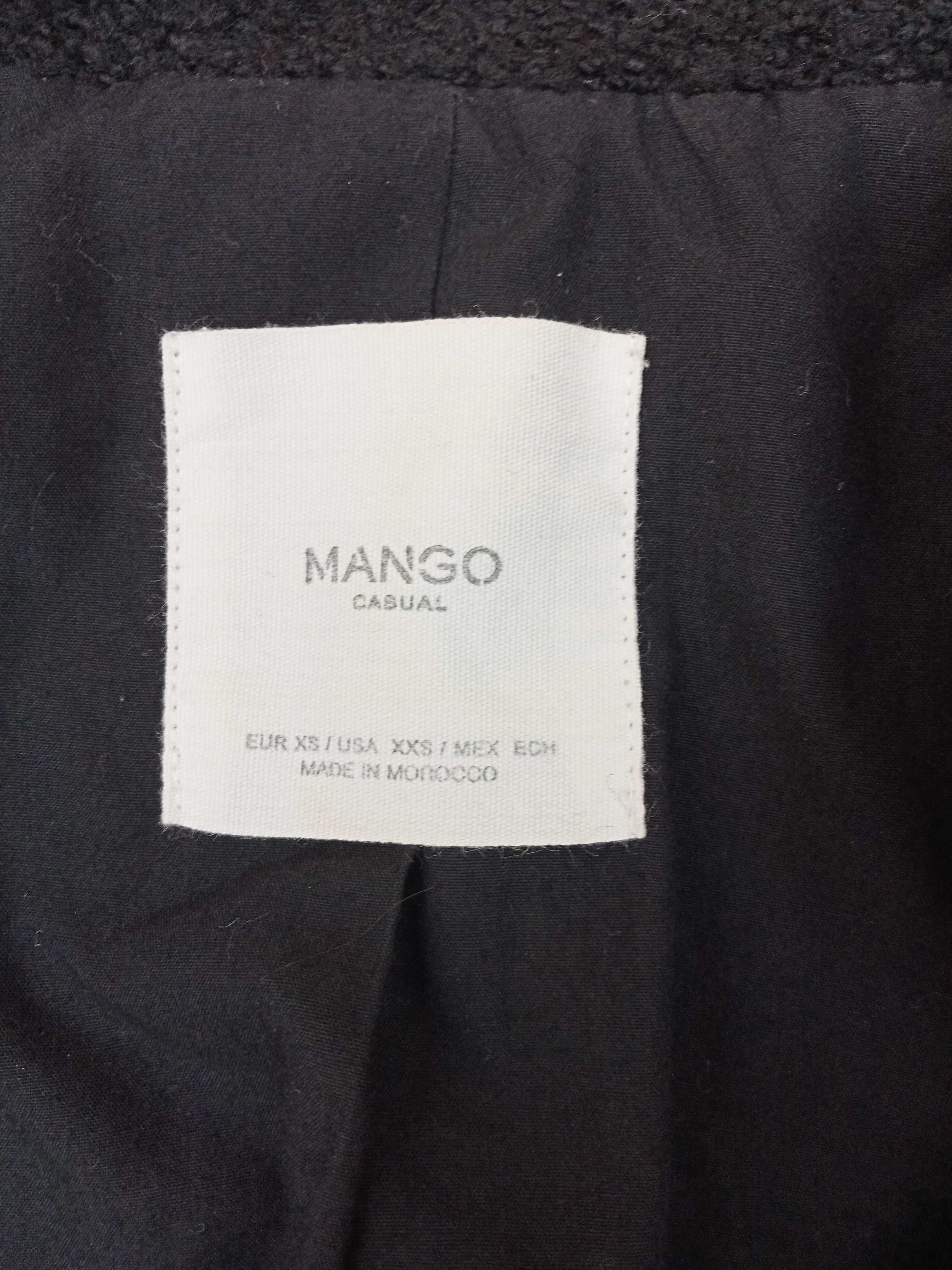 Casaco preto Mango