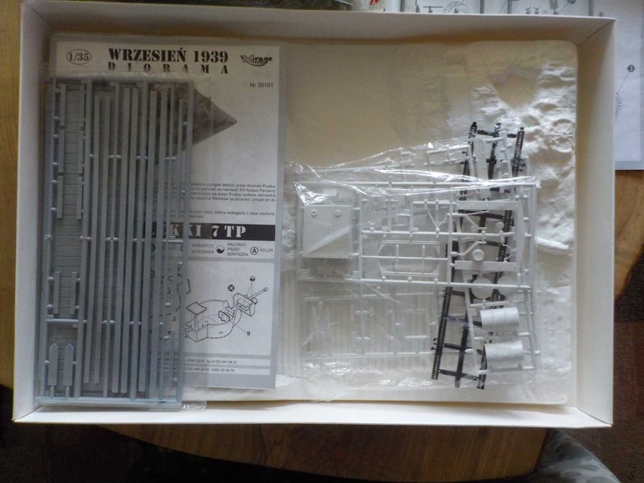diorama wrzesień 1939r. plus modele dodatki "mirage" 1/35 wyprzedaż