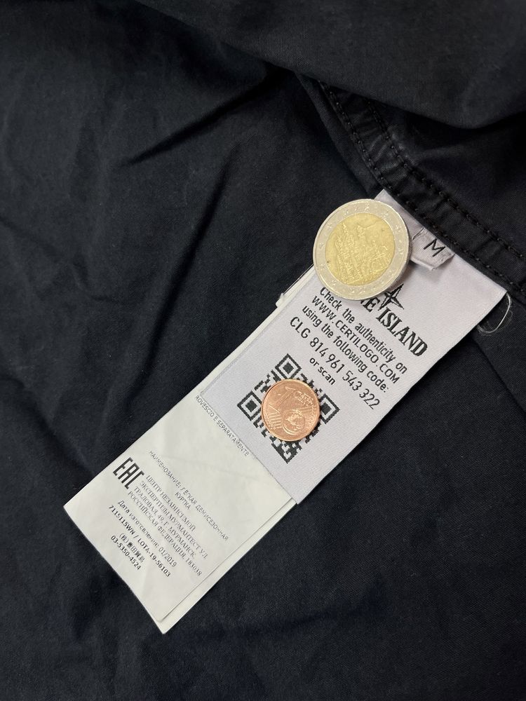 Stone Island Over Shirt куртка зипка zip пуловер jacket Стон Патч М