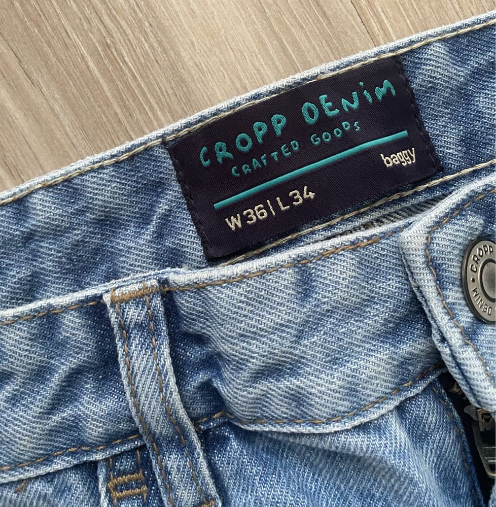 Spodnie jeansowe męskie baggy luźne Cropp XL/XXL nowe z metkami