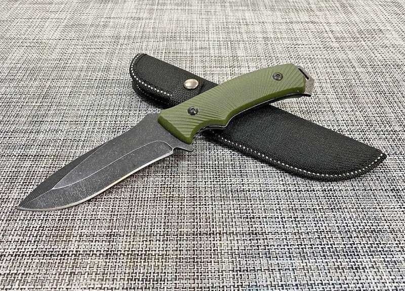 Ніж мисливський,туристичний Columbia 011A Бульдог Militarі 23см,ножни