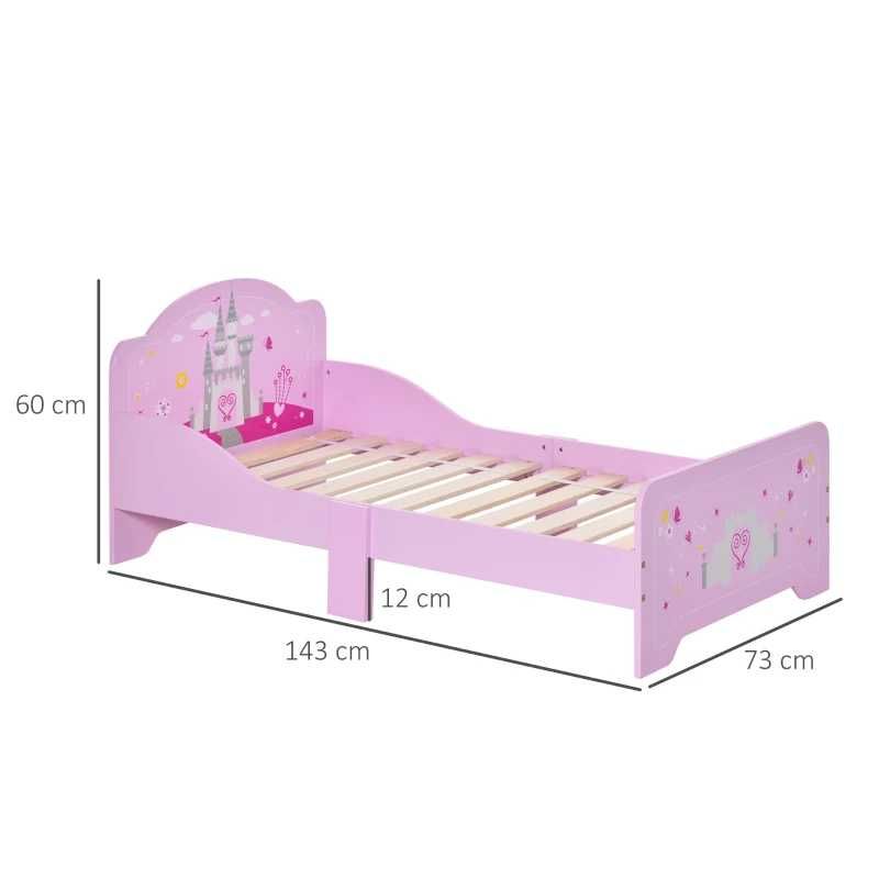 Cama para crianças acima de 3 anos, rosa