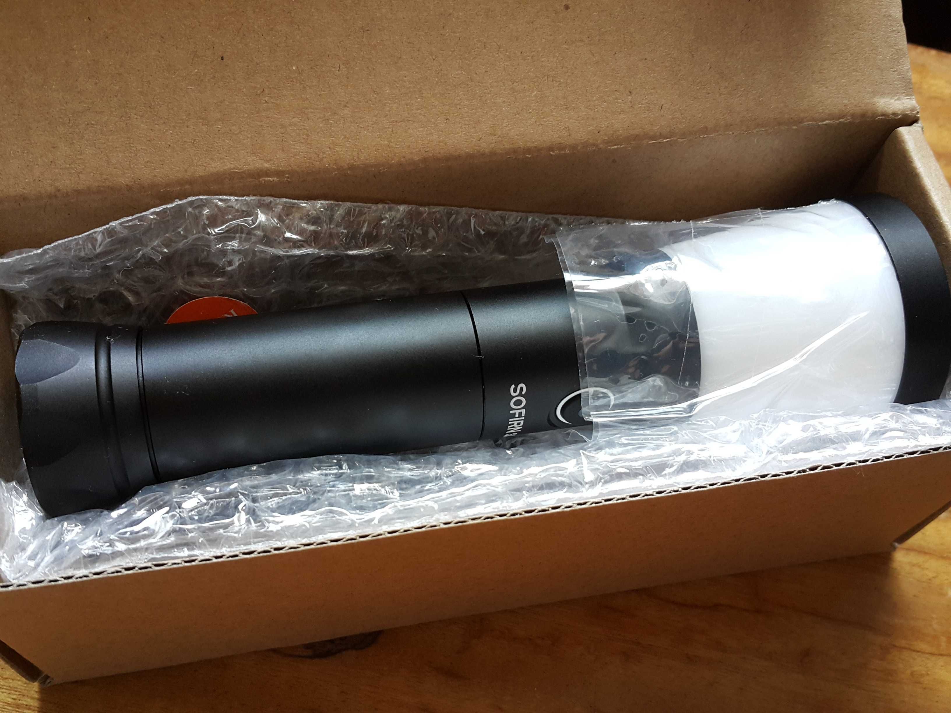 Latarka Sofirn SC03 + akumulator 21700 - 5000mAh