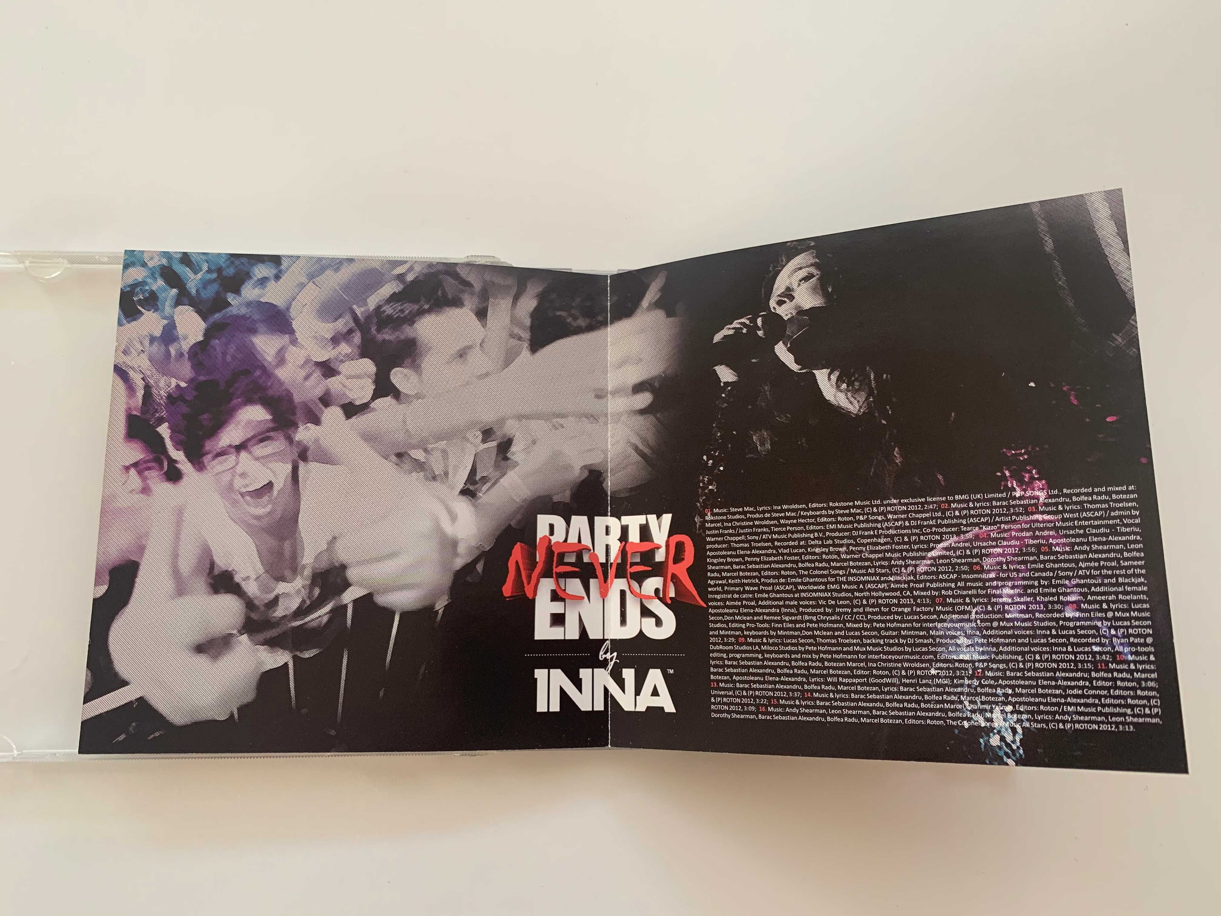 płyta kompaktowa CD Inna - Party Never Ends muzyka dance 2013