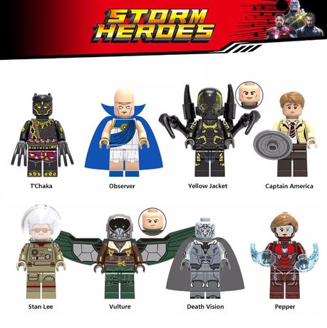 Coleção Bonecos / Minifiguras Super Heróis nº121- compativeis c/ Lego