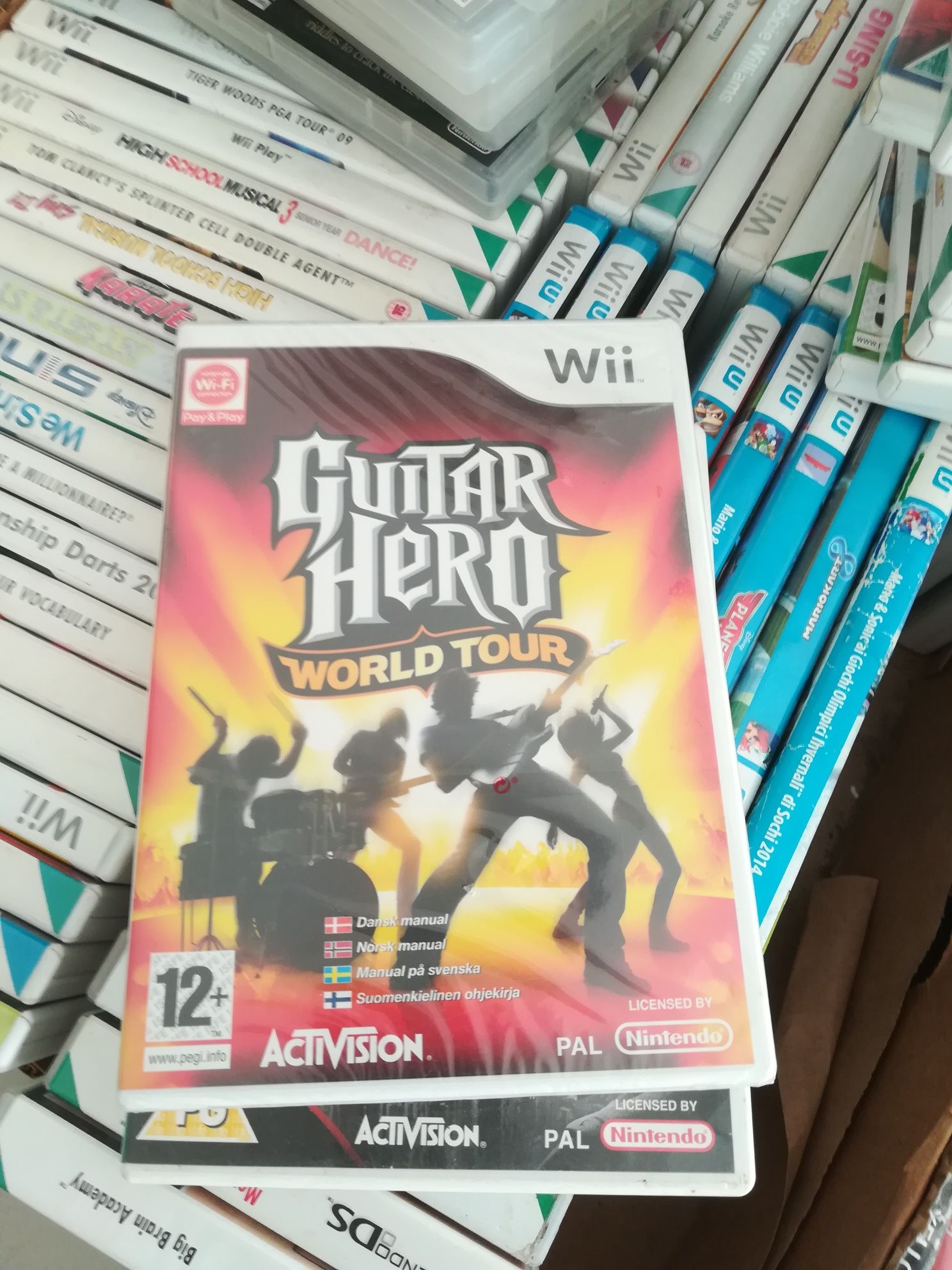 Guitar Hero World Tour nowa folia Nintendo Wii