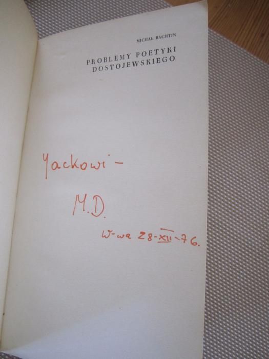 Michał Bachtin - Problemy poetyki Dostojewskiego