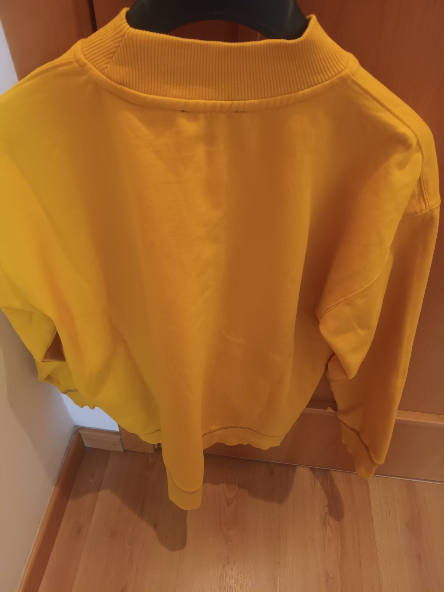 Camisola manga comprida amarelo Ocre
