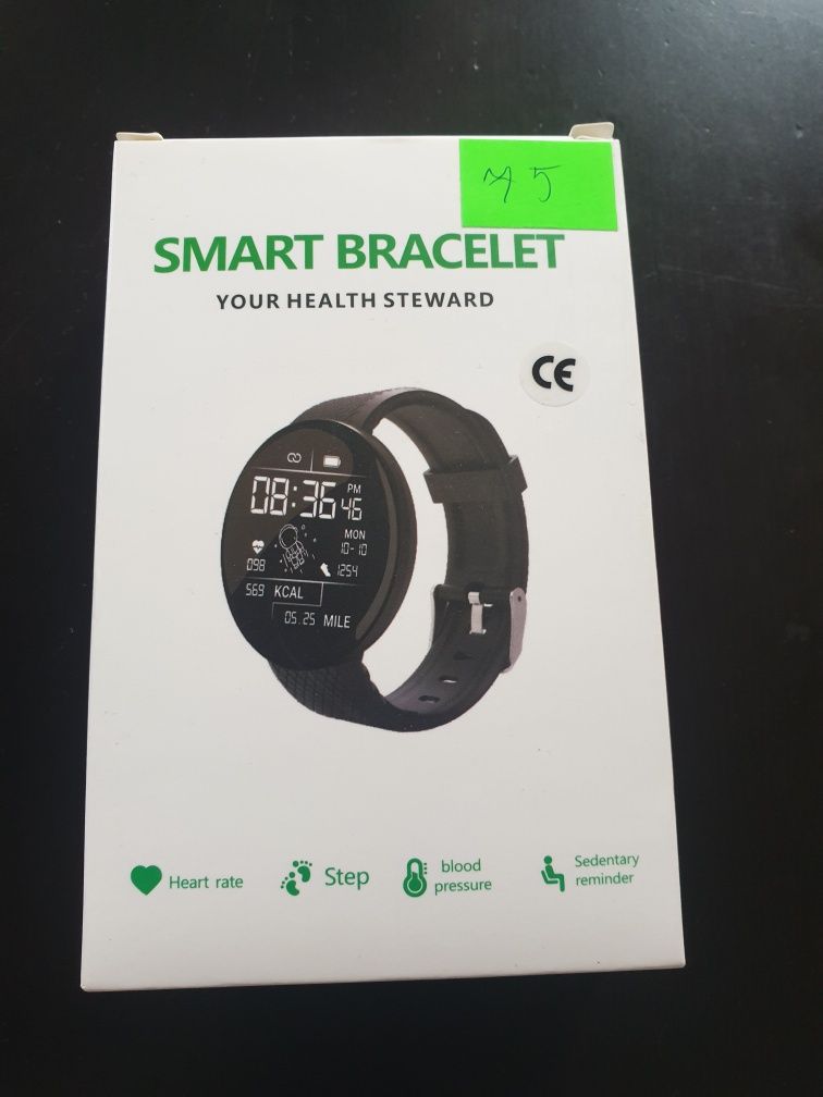 Zegarek Smartwatch smart okrągła opaska smart bracelet