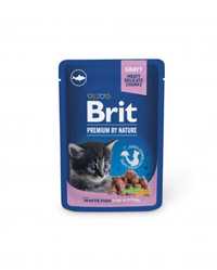 Brit premium pouches White fish kitten 2x100g