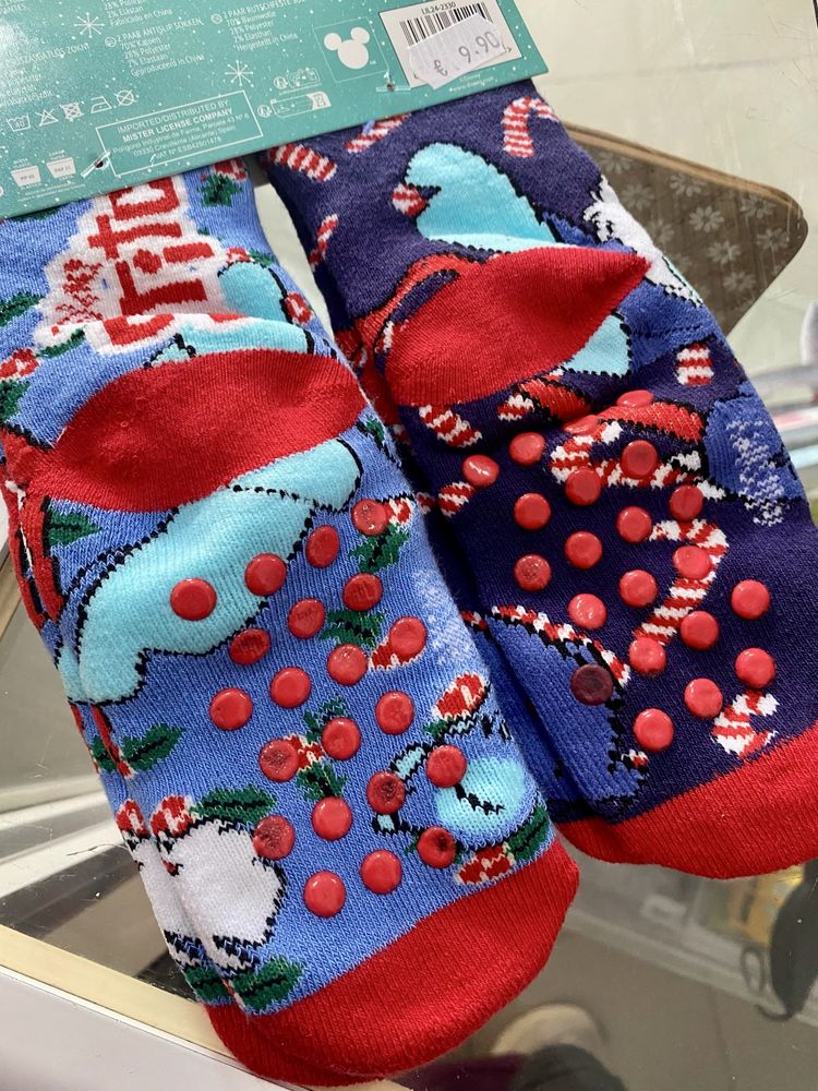 Pack 2 pares de meias antiderrapantes Stitch n.27-30