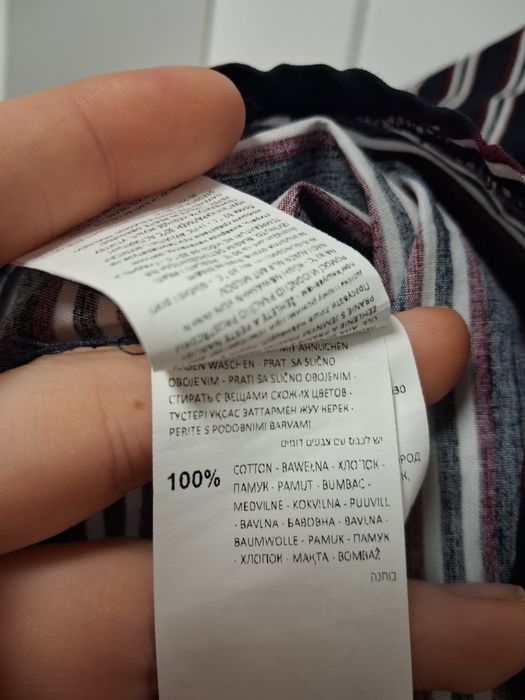 Mohito granatowa koszula damska w paski XL