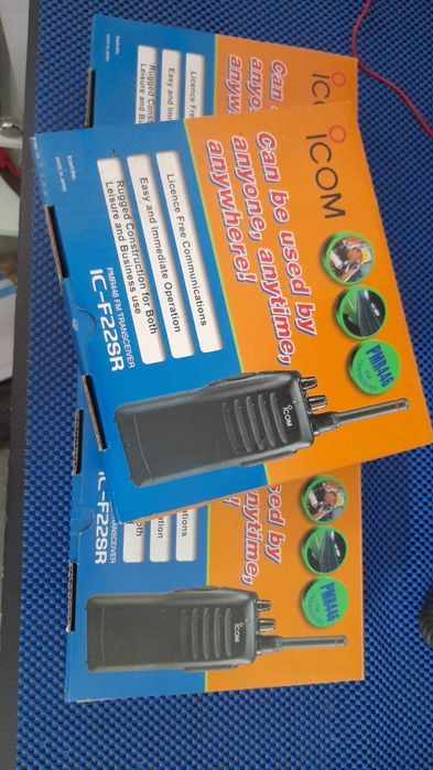Portateis walkie talkie PMR (nao necessita licença)  Icom IC F22SR