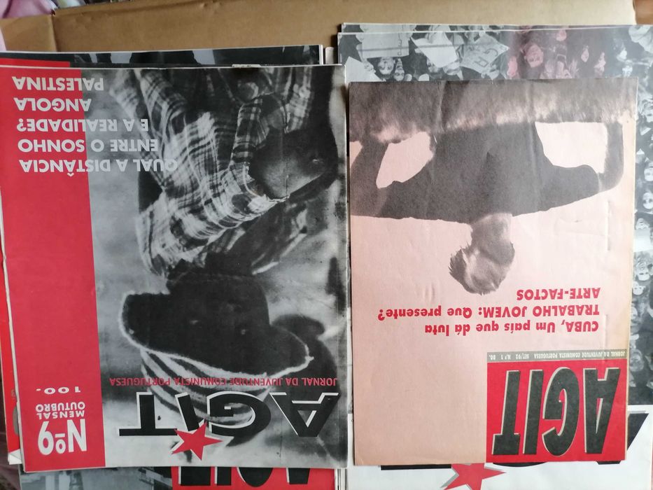 Lote 11 Jornal AGIT Juventude Comunista Portuguesa anos 80's (vários)