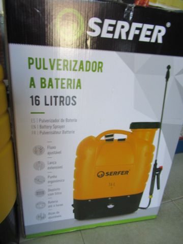 Pulverizador a bateria/manual 16 litros