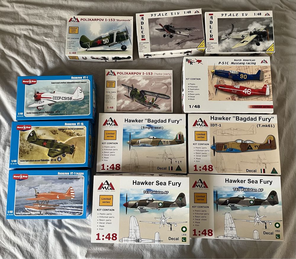 Модель авиация винты 1/48: AMG, AMP, Gavia, Roden, Monogram, Otaki