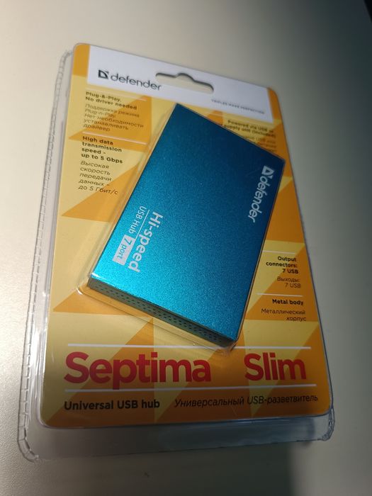USB-хаб Defender Septima Slim USB 2.0