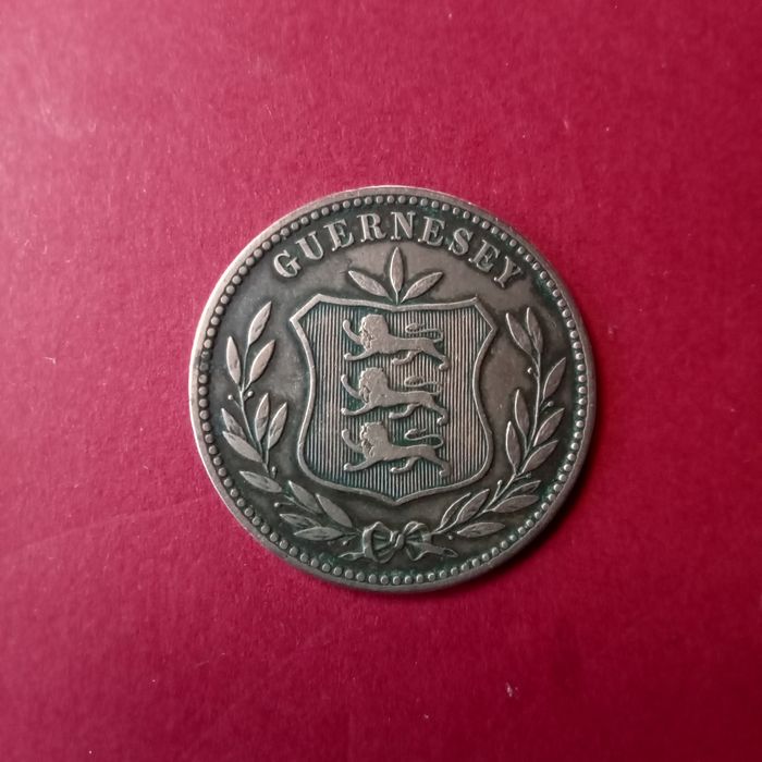 moeda em bronze 8 doubles 1895