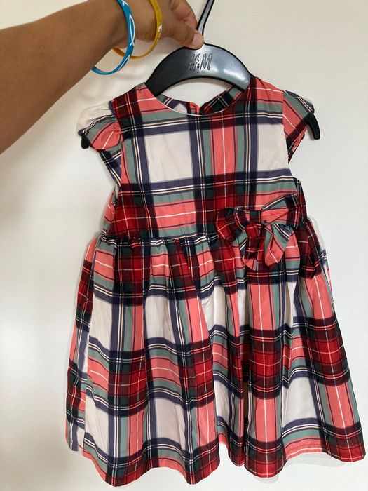 Sukieneczka w kratkę jak nowa  H&M r. 98