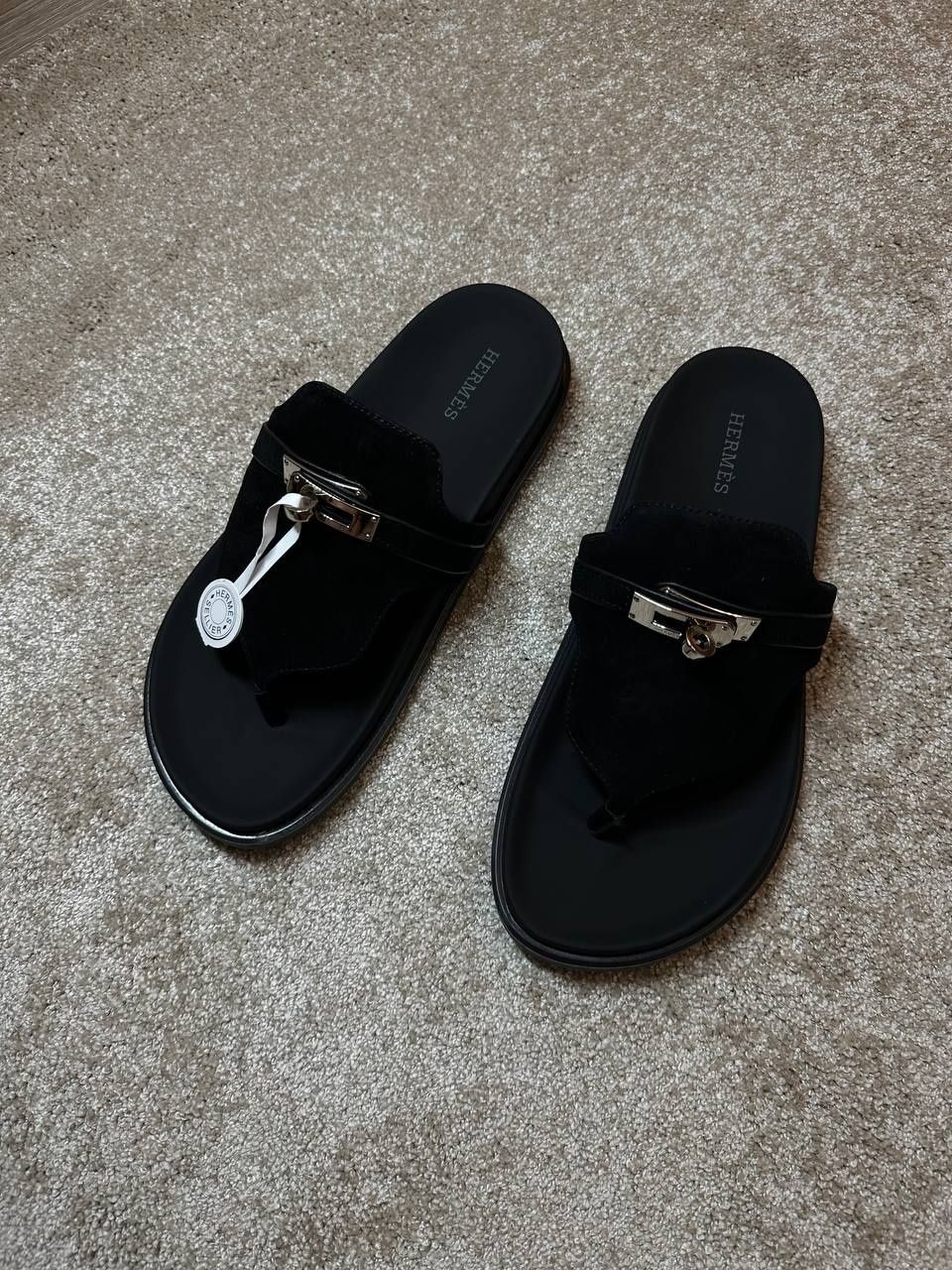 Шлепки hermes тапки сандали