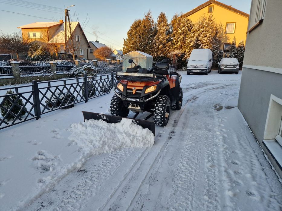 Quad CF Moto 800 . Wyciągarka pług .samochodowy inny .