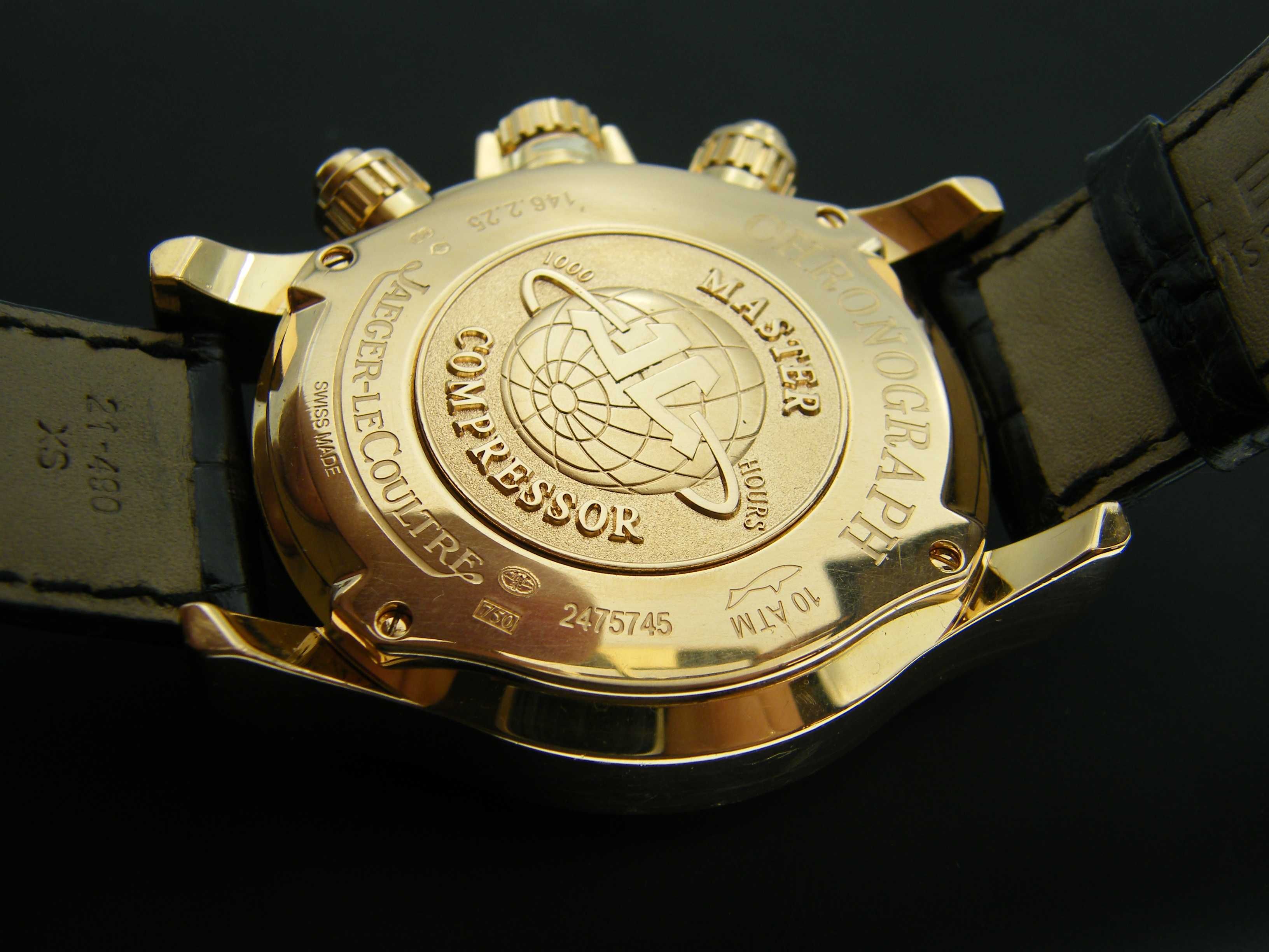 Jaeger LeCoultre Master Compressor Chronograph w 18k Złocie