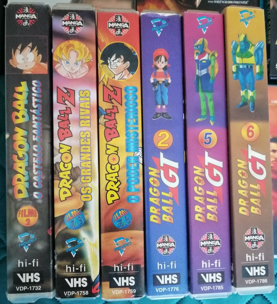 Cassetes VHS Dragon Ball