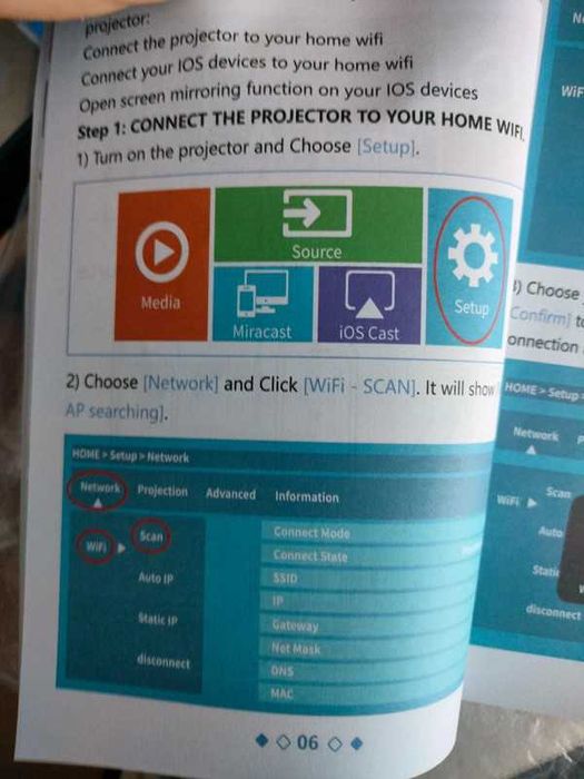 Projektor HD WIFI Jinho