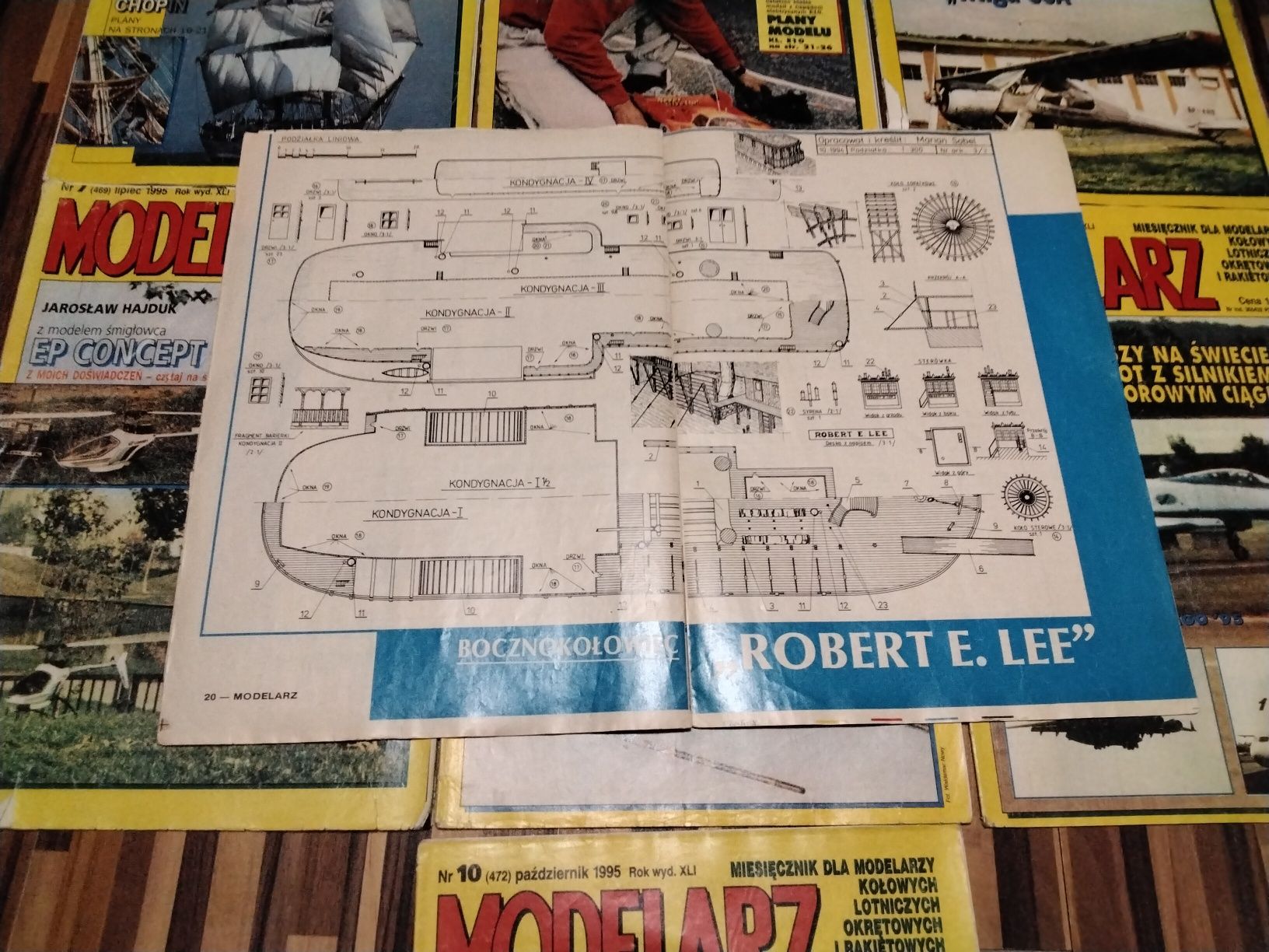 Miesięcznik Modelarz z 1995 roku