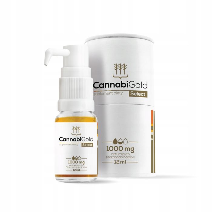 CannabiGold Select 1000mg Olejek konopny 12 ml