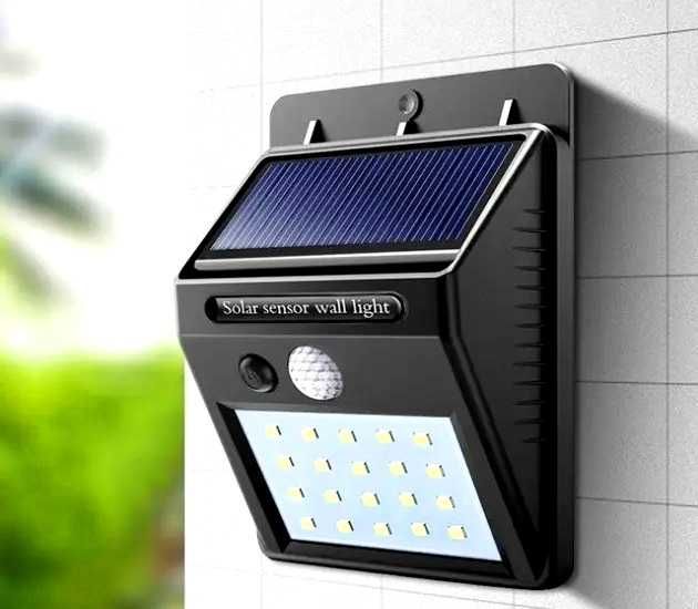 Ночной светильник с Датчиком Движения на солнечном аккумуляторе