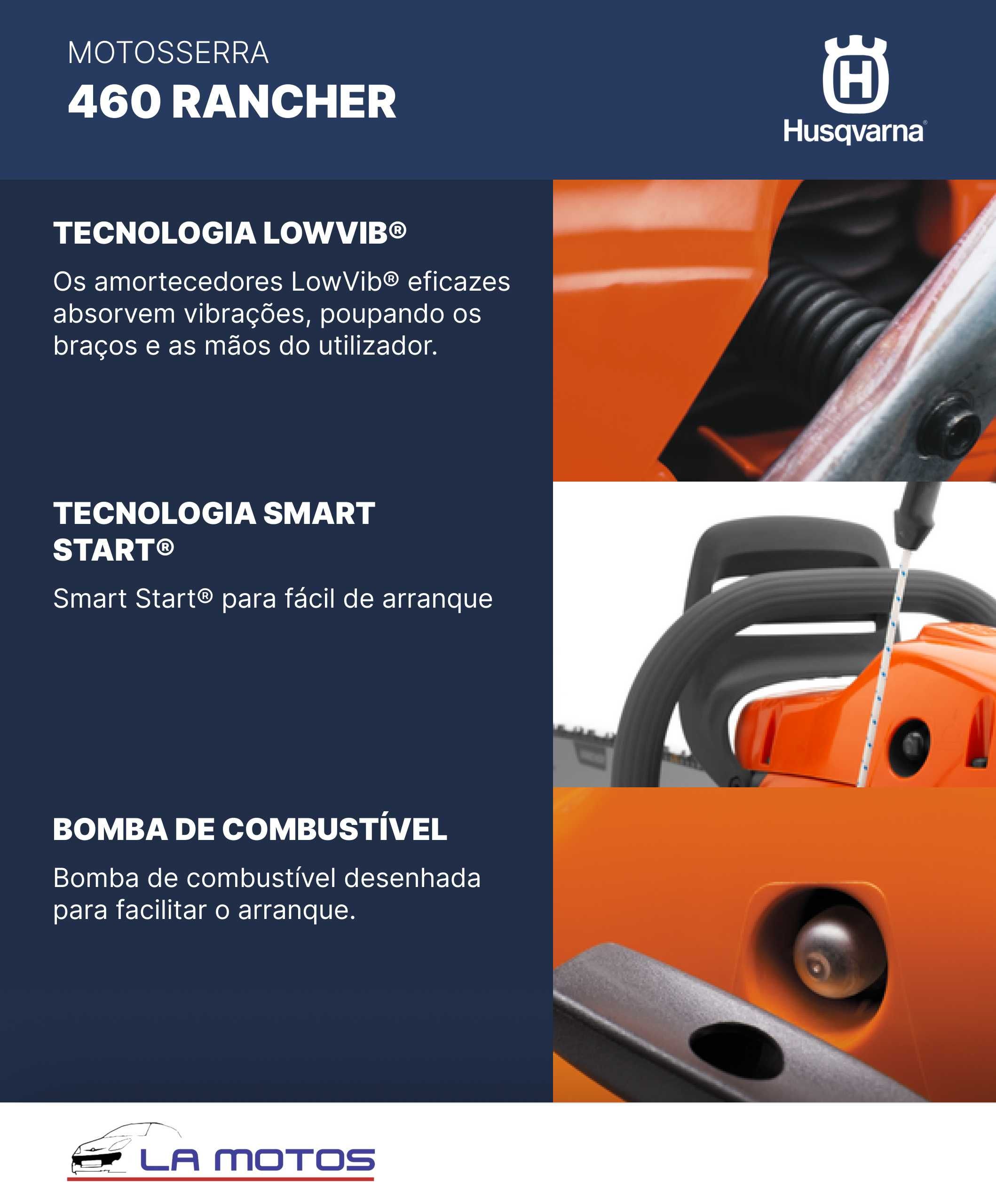 Motosserra Husqvarna 460 RANCHER