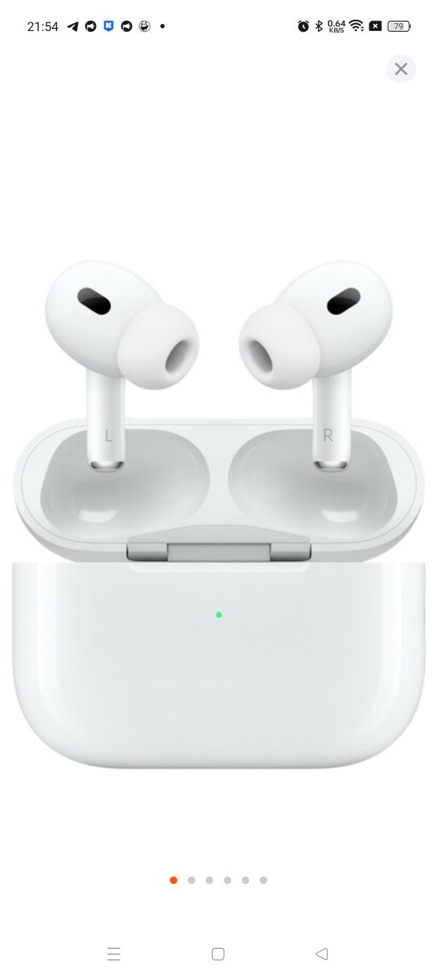 Наушники aplle AirPords 2 pro gen ,(USB-C) (white)