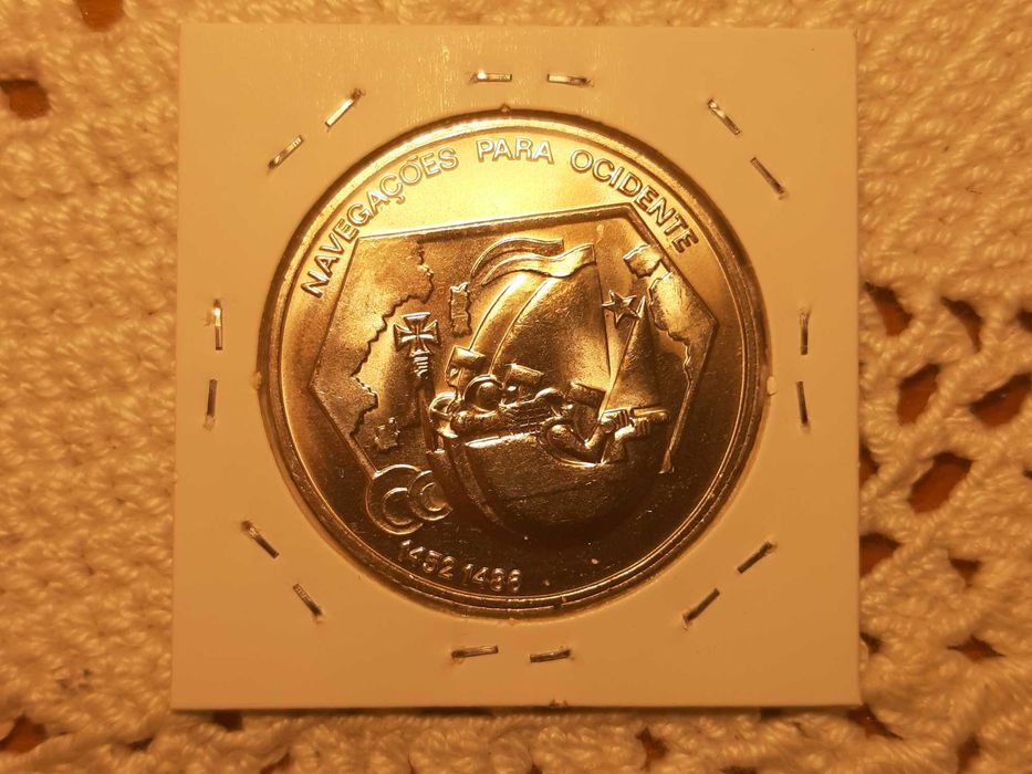 Portugal - moeda sde 200 escudos de 1991 Navegações p/ Ocidente