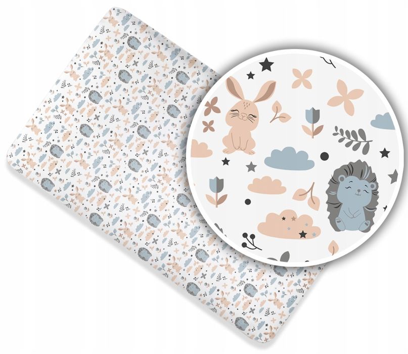 Prześcieradło Bawełniane Do Łóżeczka 160X80 Wzory!