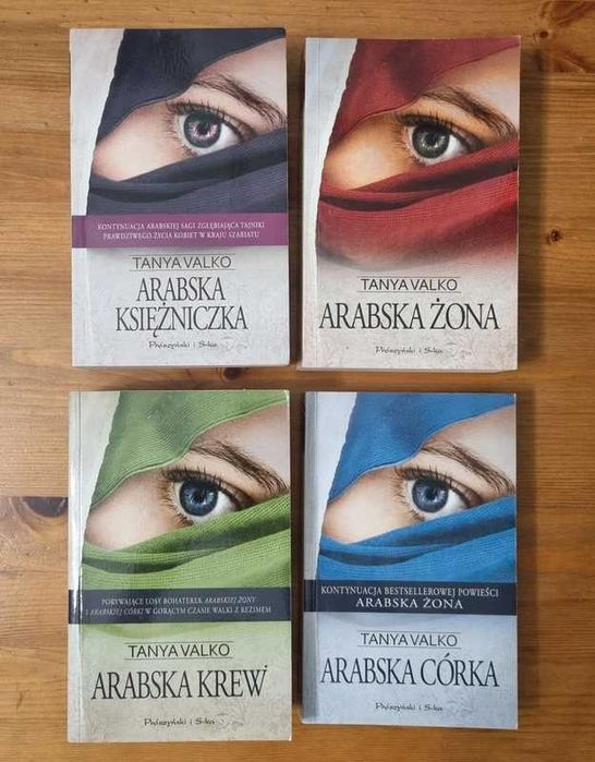Seria 4 książek, autorka Tanya Valko
