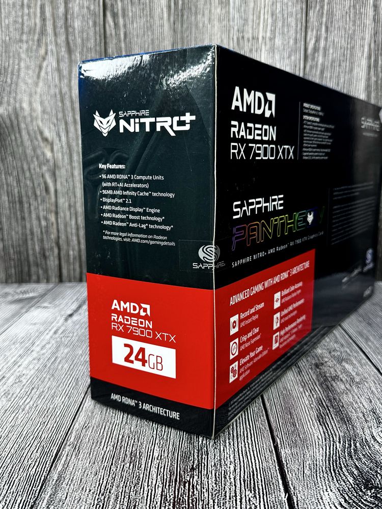 SAPPHIRE NITRO+ Vapor-X AMD Radeon RX 7900 XTX Gaming OC 24GB. New!