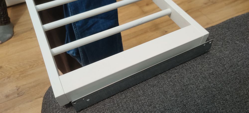 Komplement, wysówany wieszak na spodnie, szafa PAX Ikea