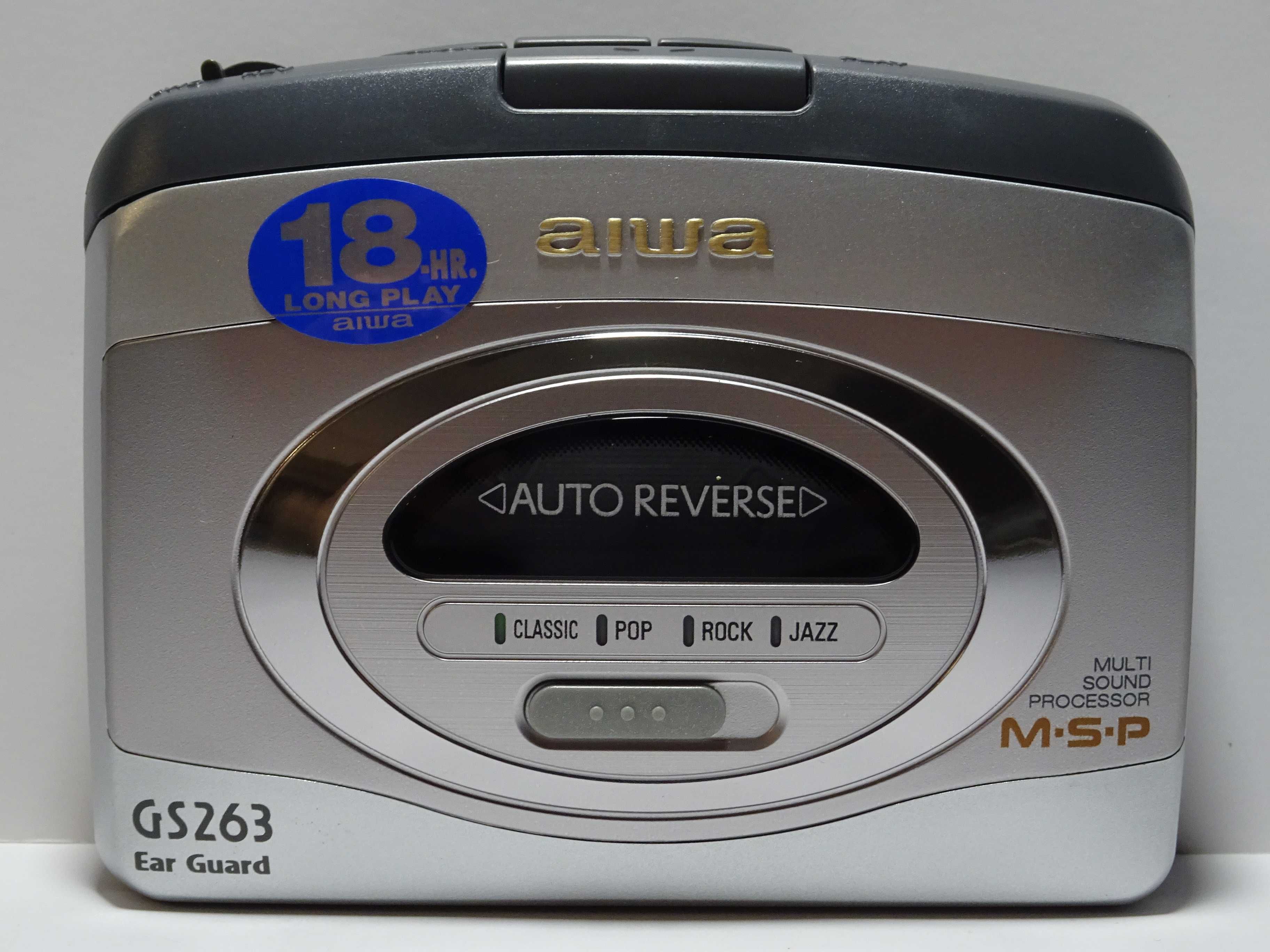 NOWY Walkman AIWA HS-GS263 (BK) Odtwarzacz Kasetowy MSP/ AR - 1998r.